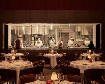 The restaurant includes a 1,000-square-foot show kitchen.