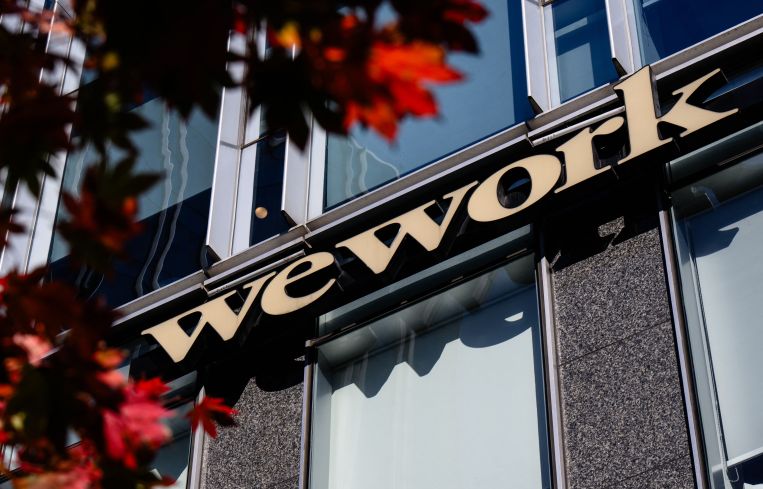 WeWork sign