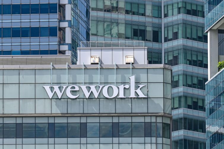 WeWork sign