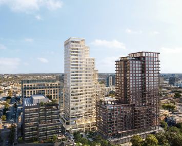 A rendering of a multifamily project in Texas