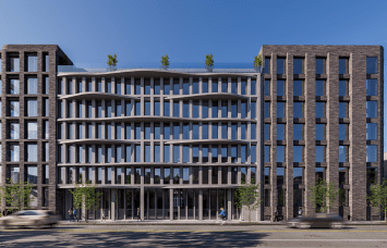 A rendering for Clipper Equities' planned 227-unit multifamily development at 2359 Bedford Avenue in Flatbush, Brooklyn. 