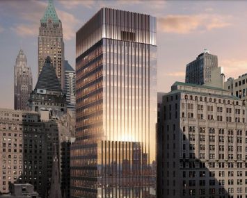 An office tower in Manhattan.