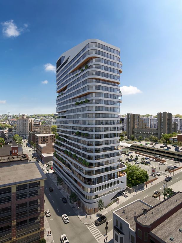 A rendering of 44 Hudson in Yonkers