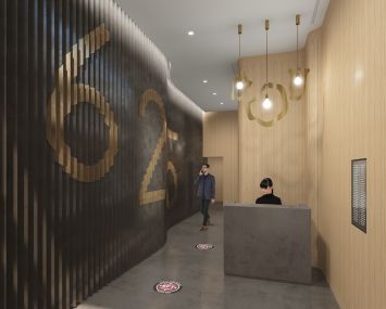 Lobby of 625 Broadway.
