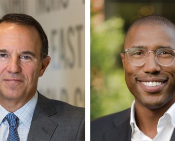 Acadia's Ken Bernstein and J.P. Morgan Asset Mangement's Chad Tredway.