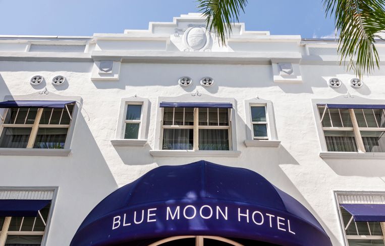 Blue Moon Hotel in Miami Beach, Florida.