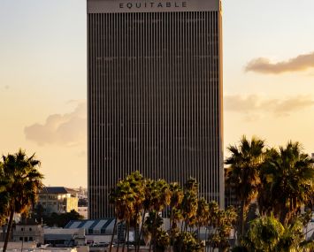 the Equitable Building in Los Angeles California's Koreatown district.