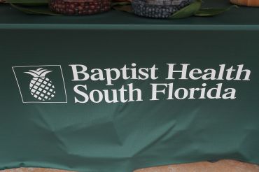 Baptist Health South Florida display. 