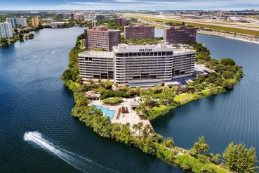 Hilton Miami Airport Blue Lagoon.