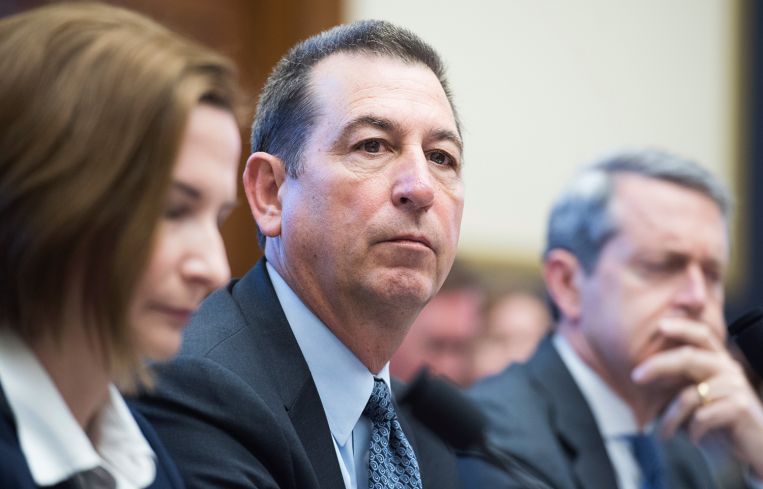 Joseph Otting, Comptroller of the Currency testifies during a House Financial Services Committee hearing in Rayburn Building in 2019