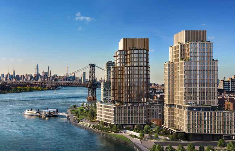 Residential towers in Brooklyn.