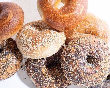 Bagels from PopUp Bagels.