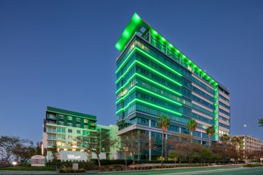 Rendering of Sunroad Centrum I, an office complex in San Diego.