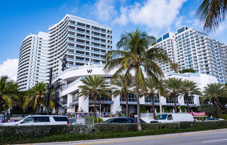 The W Fort Lauderdale hotel.