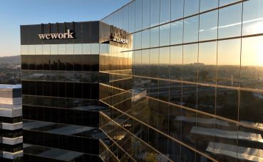 A WeWork office in San Mateo, Calif.