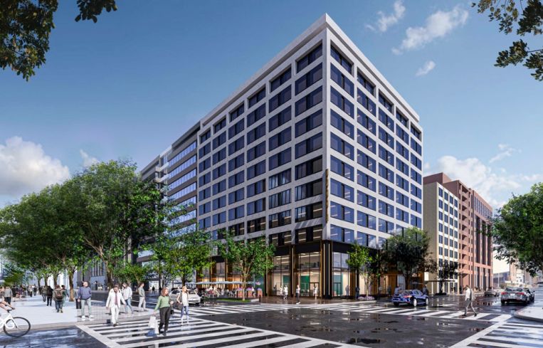 Rendering of 1899 L Street Northwest.