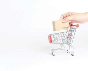 online shopping and delivery concept