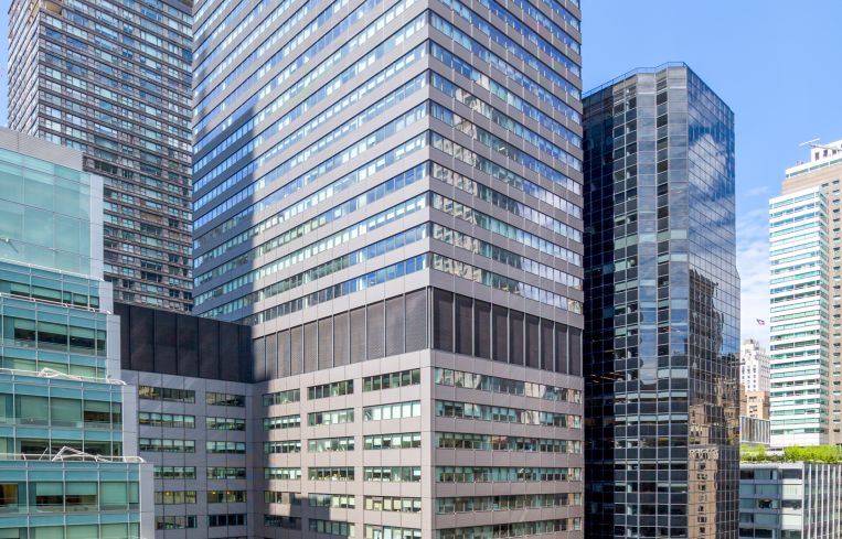 An office tower in Manhattan.