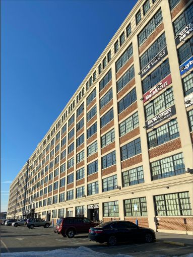 An industrial building in Brooklyn.