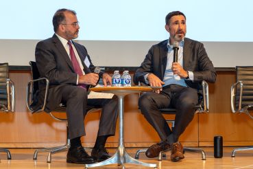 Anthony Mann (left) and Jaime Torres-Springer at Commercial Observer's Public Projects Forum