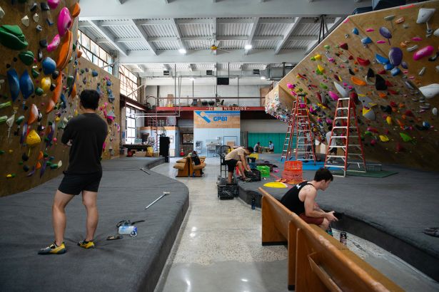 The GP81 climbing gym.