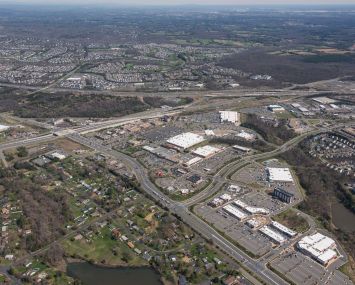 The Gainesville shopping center is about 30 miles west of Alexandria.