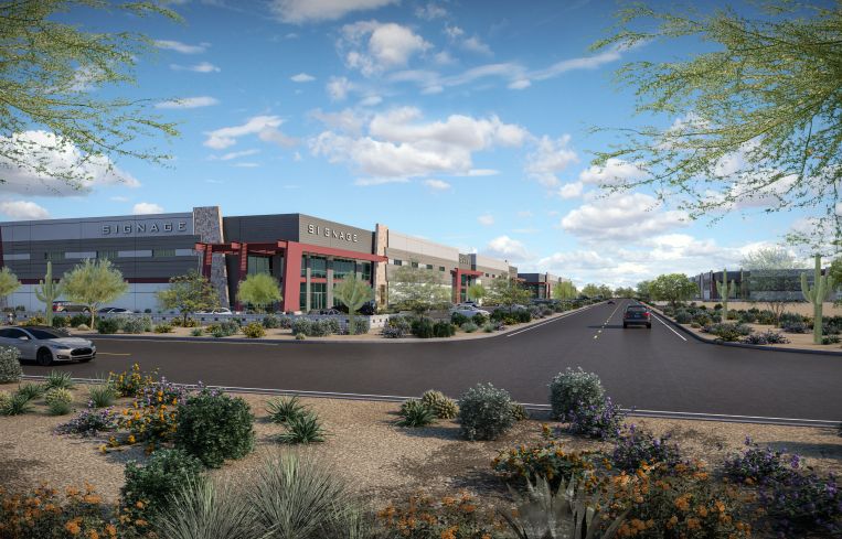 Rendering of Mack Innovation Park Scottsdale in Arizona.