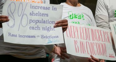 New York City Rent Guidelines Board protesters