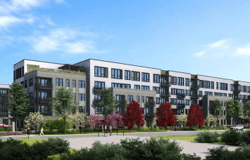 A rendering for the 272-unit The Kempson property in Metuchen, N.J.