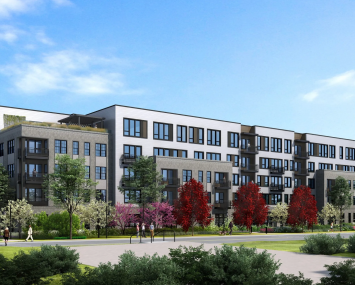 A rendering for the 272-unit The Kempson property in Metuchen, N.J.