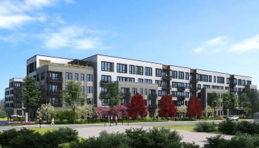 A rendering for the 272-unit The Kempson property in Metuchen, N.J.
