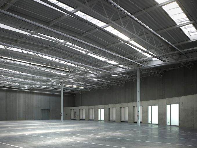 empty warehouse interior