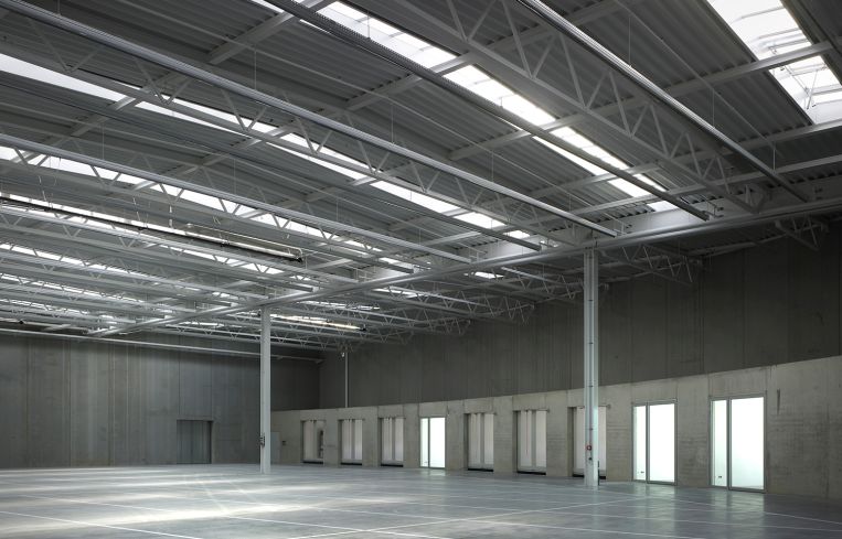 empty warehouse interior