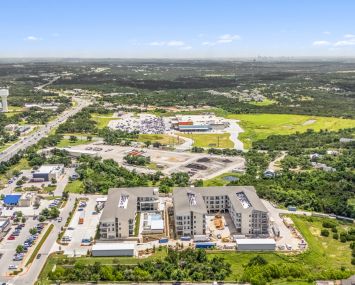 Rendering of Jovie Belterra, a 150-unit age-restricted multifamily community currently being developed outside Downtown Austin, Texas.