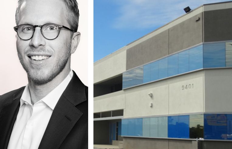 President and Managing Partner of Center Capital Partners Alex Valner and 9401 De Soto Avenue, Chatsworth, Calif.