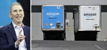 Andy Jassy - Amazon loading dock at warehouse