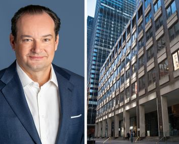 Tradeweb CEO Billy Huit and 245 Park Avenue.