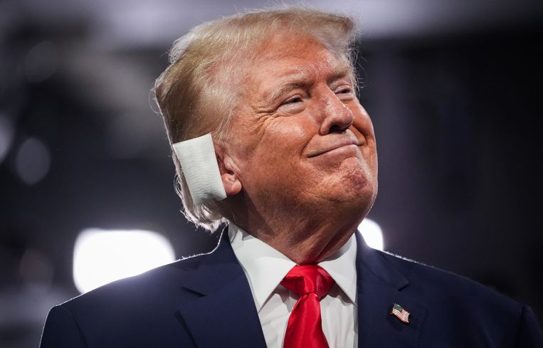 Republican presidential candidate, former U.S. President Donald Trump.