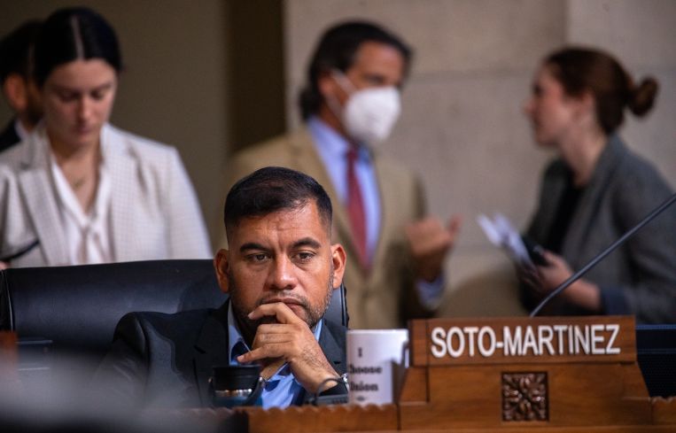 L.A. City Councilmember for the 13th district Hugo Soto-Martinez.