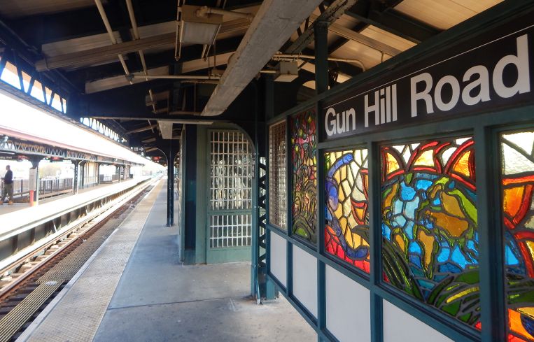 Gun Hill Road subway station.
