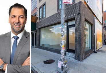 Meridian Capital's James Famularo and 17 Kent Avenue, Brooklyn.