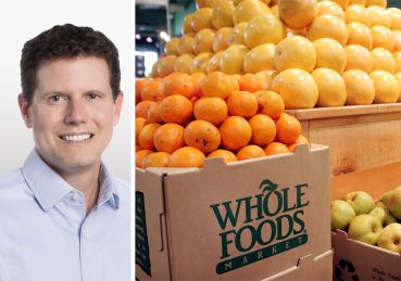 Whole Foods Market CEO Jason Buechel and a Whole Foods Market.