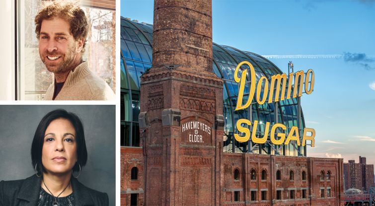 Jed Walentas, Joanne Wilson, and Domino Sugar Factory.