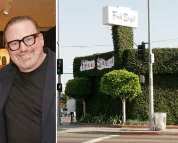Fred Segal owner Jeff Lotman and a Fred Segal store in Los Angeles, Calif. circa 2006.