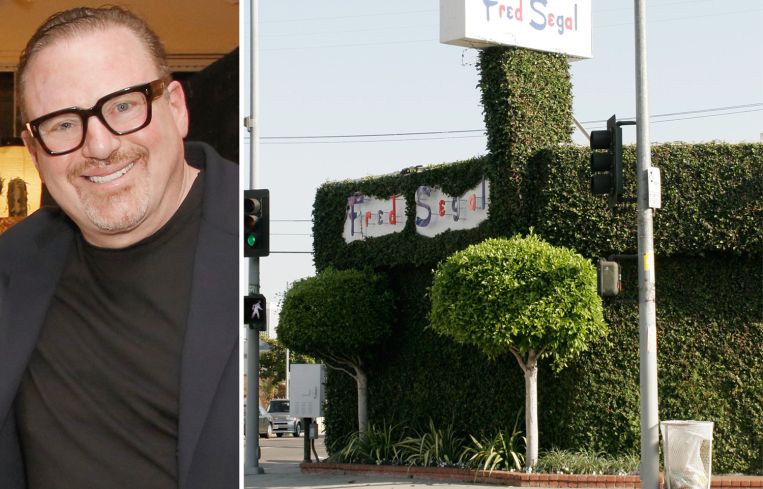 Fred Segal owner Jeff Lotman and a Fred Segal store in Los Angeles, Calif. circa 2006.