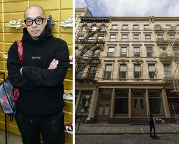 Staple Pigeon founder Jeff Staple and 21 Mercer Street.