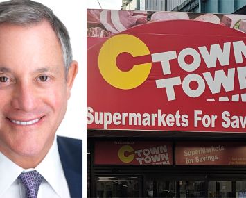 ABS Real Estate's John Brod and a CTown Supermarket