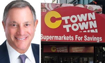 ABS Real Estate's John Brod and a CTown Supermarket