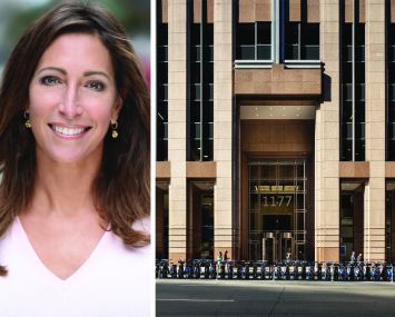 Silverstein Properties Vice Chairman and CEO Lisa Silverstein and 1177 Avenue of the Americas.