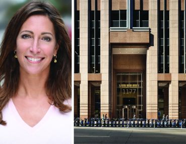 Silverstein Properties Vice Chairman and CEO Lisa Silverstein and 1177 Avenue of the Americas.